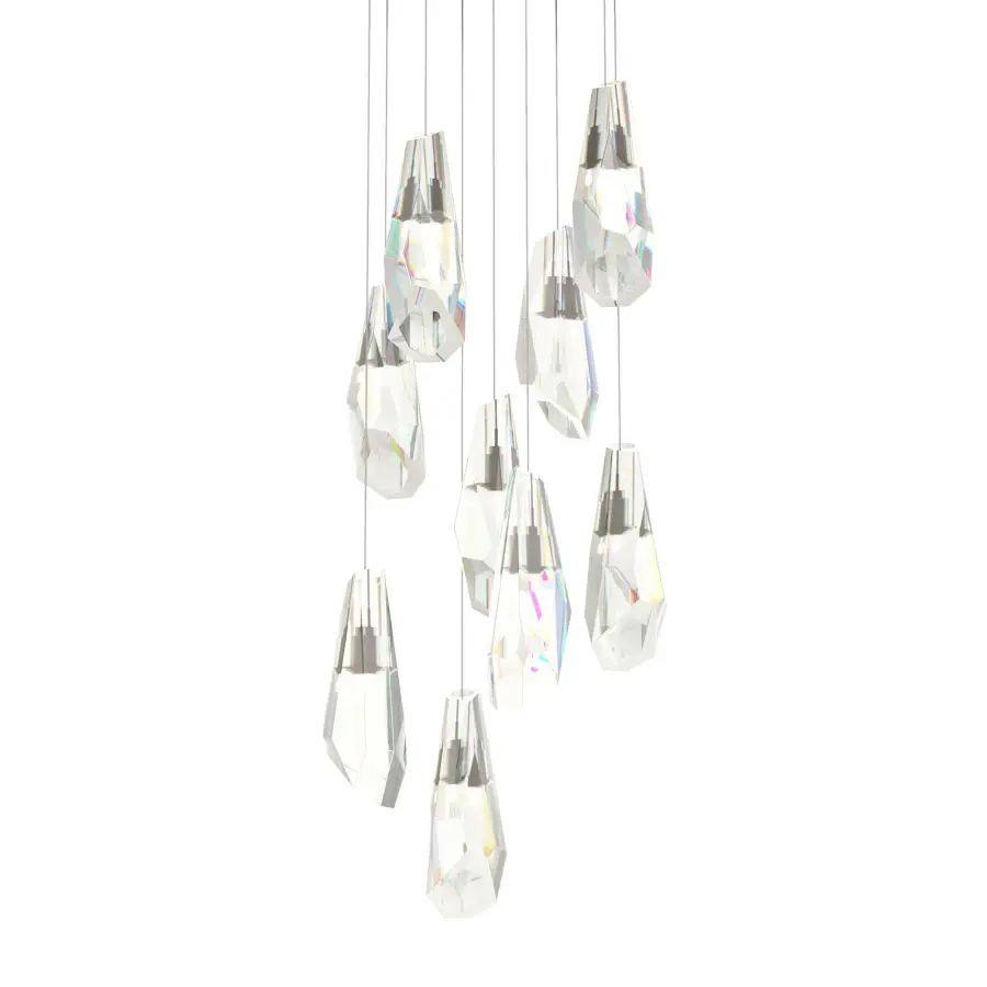 Luma 9-Light Crystal Pendant - Image 1