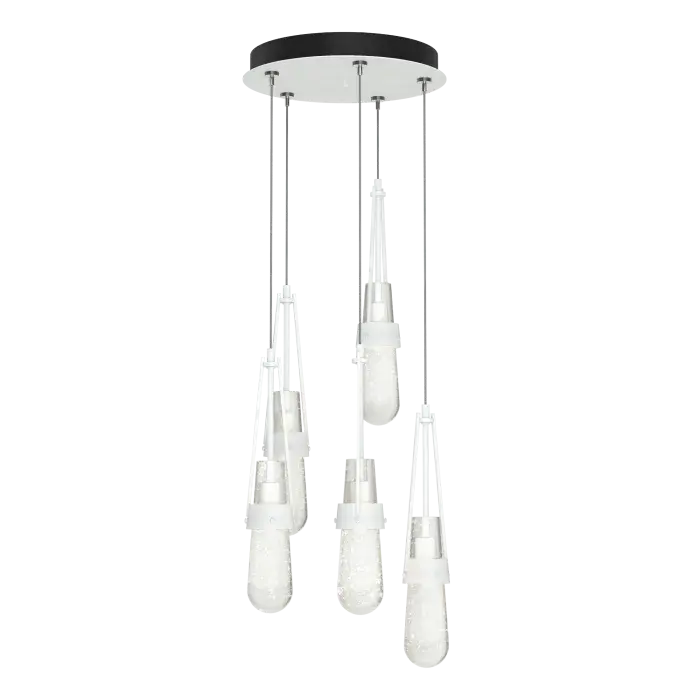 Link 5-Light Blown Glass Pendant