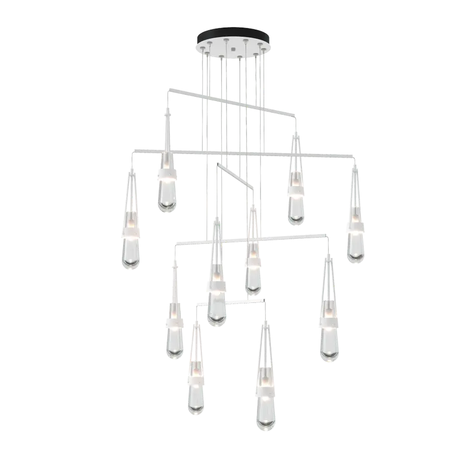 Link 10-Light Clear Glass Mobile Pendant