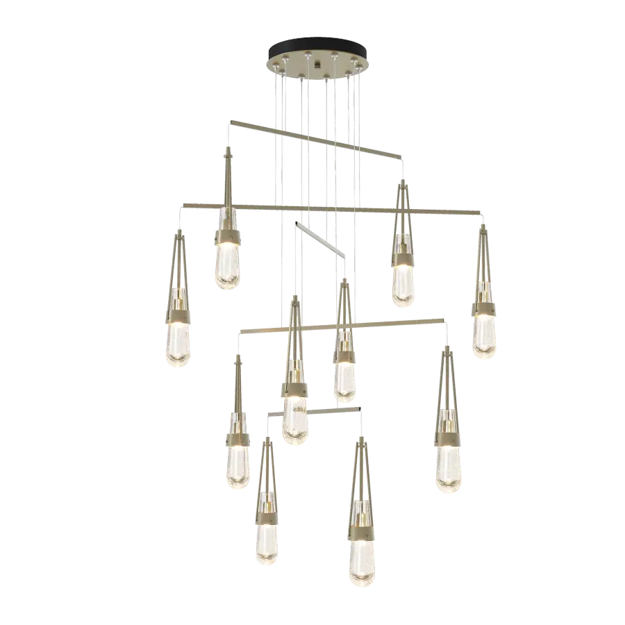 Link 10-Light Blown Glass Mobile Pendant