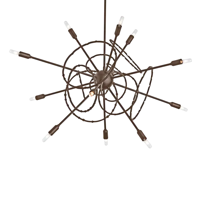 Olympus 12-Light Starburst Pendant