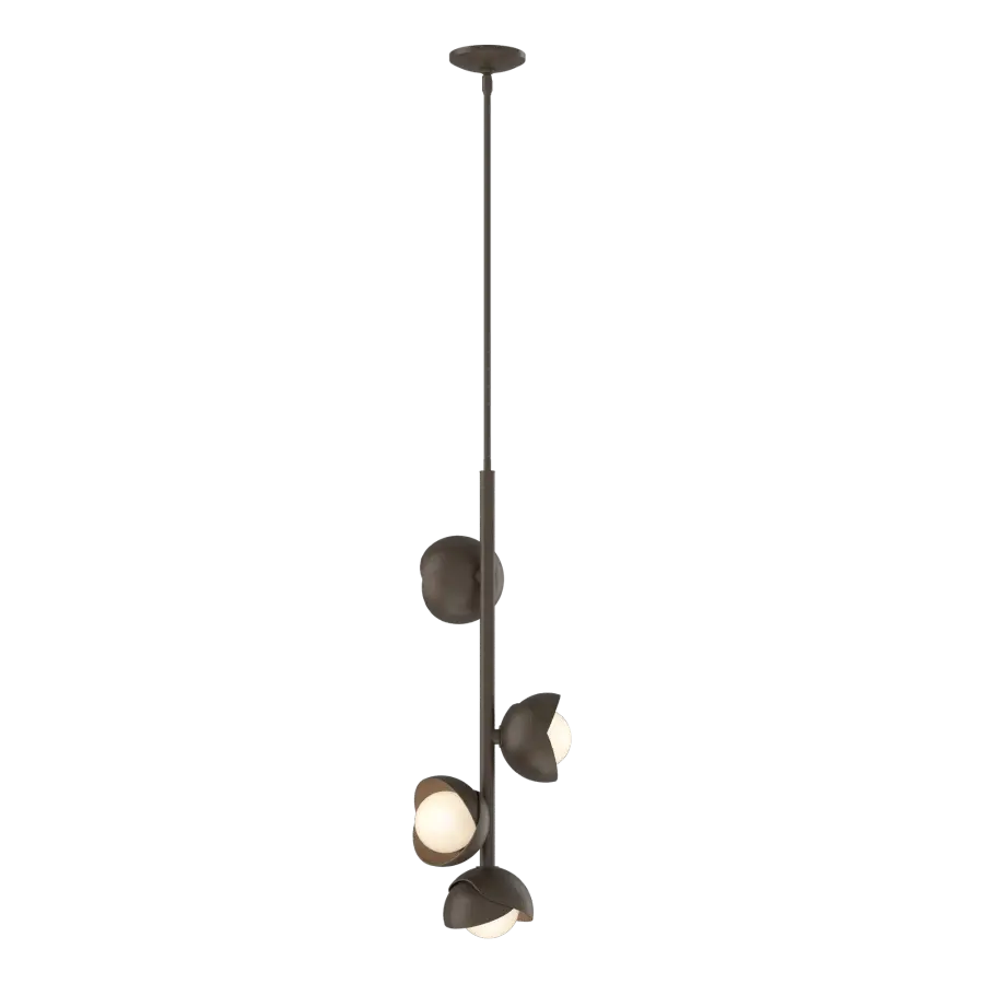 Brooklyn 4-Light Double Shade Vertical Pendant - Image 1
