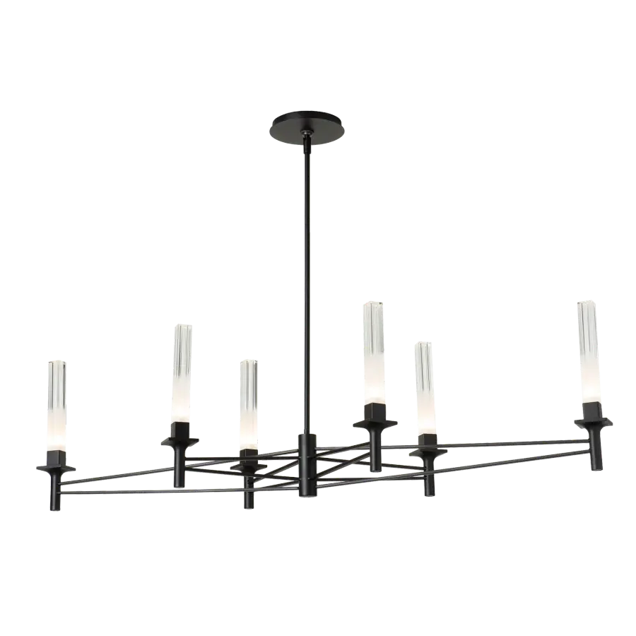 Truss 6-Arm Linear Chandelier - Image 2