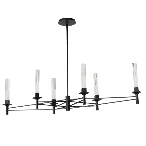 Truss 6-Arm Linear Chandelier - Image 6