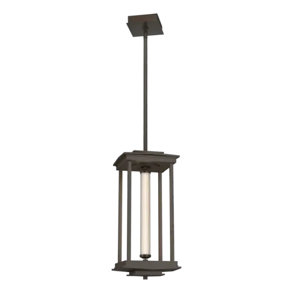The Athena 1-Light Medium LED Lantern is a stylish, functional LED lighting pendant with a scalloped clear glass tube and an opal inner glass cylinder. This dedicated LED tube module is suspended between conductive perches within a modern, open metal structure. And, although LED generally provides tens of thousands of hours of light, it’s good to know that if ever needed, this module can easily replaced. Well-suited to a variety of spaces, including kitchen islands and bar areas, with its Multi-Stem system, it can easily be adapted to both high and low ceilings.