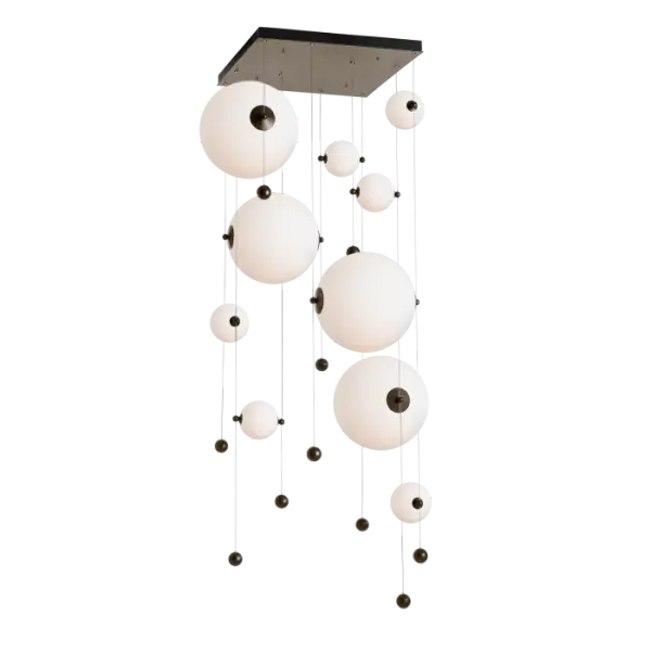 Abacus 10-Light Square LED Pendant