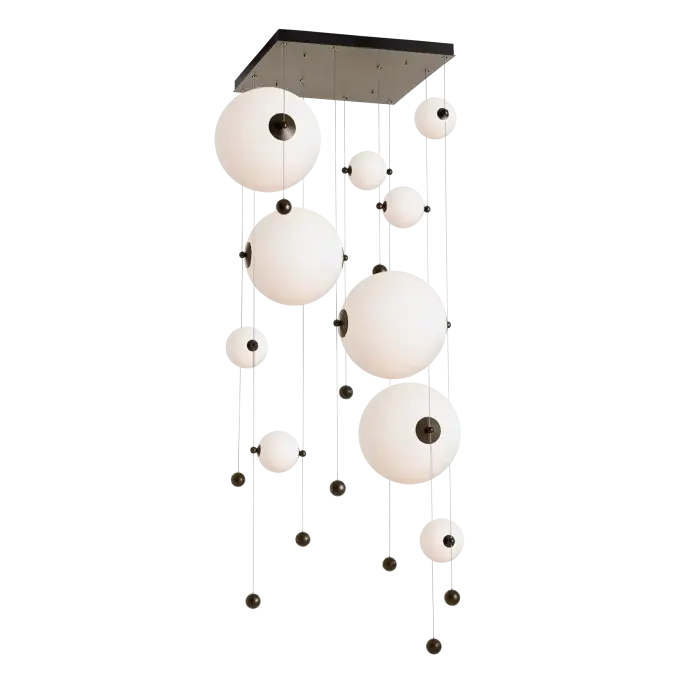 Abacus 10-Light Square LED Pendant