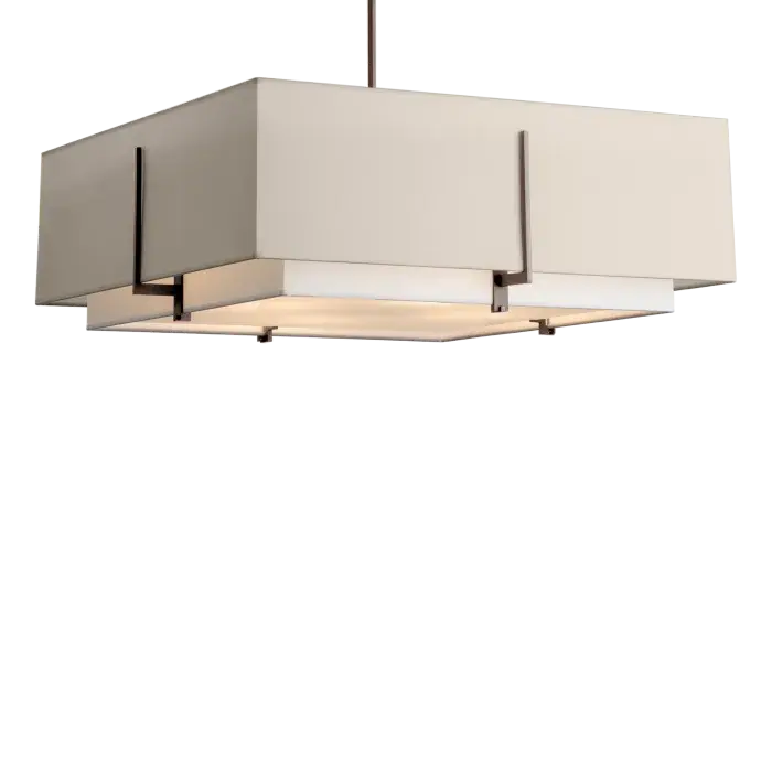 Exos Square Large Double Shade Pendant
