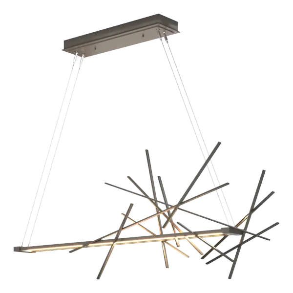Dramatic light and shadow play allows the Cascade pendant to interact with your environment. The visual movement and flow create a design that is stunning in its simplicity.