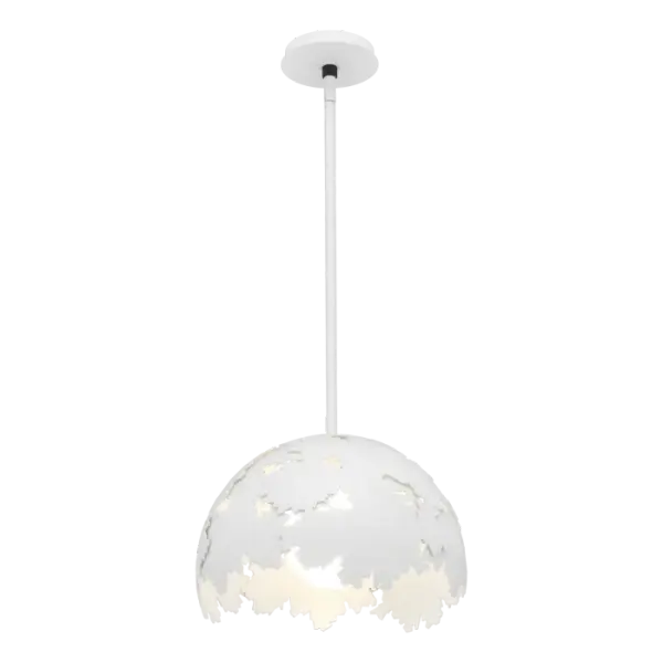 The Pangea 1-Light Pendant is "much like the tectonic plates that originally formed the supercontinent known as Pangea," according to Designer David Martin. "The forged plates collide and merge forming a unified whole.” A metal dome of forged steel creates a fusion of nature-inspired design and bold aesthetics, making a statement in any space.