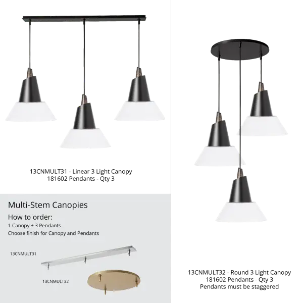 What may look like a spiral at first glance is actually made by two metal conical pieces, one within the other, but cut and shaped to give the illusion of a spiral form. The initial (top) inner piece can be in any of our standard accent finishes. The lower, outer "cone" is available in any of our standard finishes, providing the ability to have a two-toned or a single finish. A clear glass shade completes the Kora Pendant's look.