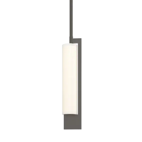 If you need to pull a room's design together, our Axis Mini Pendant will help you find your center. A single, handcrafted steel arm angles around the glass cylinder to support it from below. The contrast of steel against glass provides a dash of sophistication.