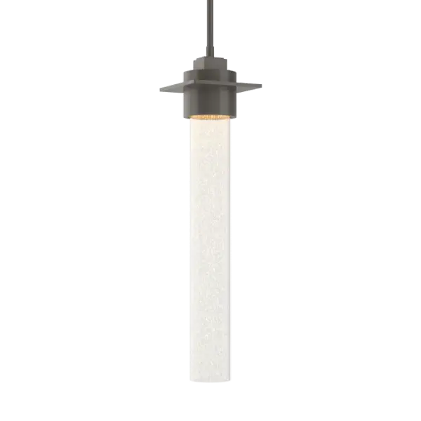 If you take a quick look, you may be convinced the Airis Pendant is rocketing upward, leaving a vapor trail. There is an indisputable sense of airiness to the composition and it will give a space a light, unique design element. Crafted here at our forge by Vermont artisans.