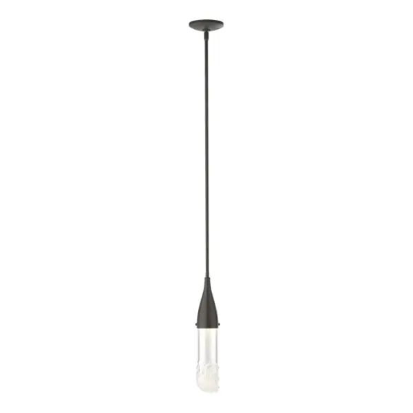 With its ability to transform, absorb, and reflect—glass paired with light, can conjure an almost magical effect. The use of fused glass fragments, combined with the light play that occurs when illuminated, takes full advantage of this unexpected effect and sets the Fritz Pendant apart in the most beautiful way.