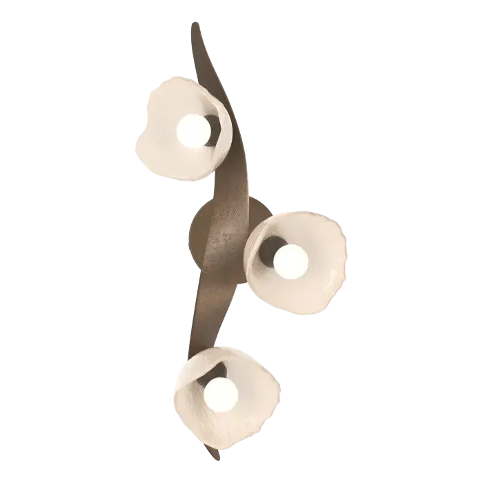 Mika 3-Light Large Sconce/Semi-Flush