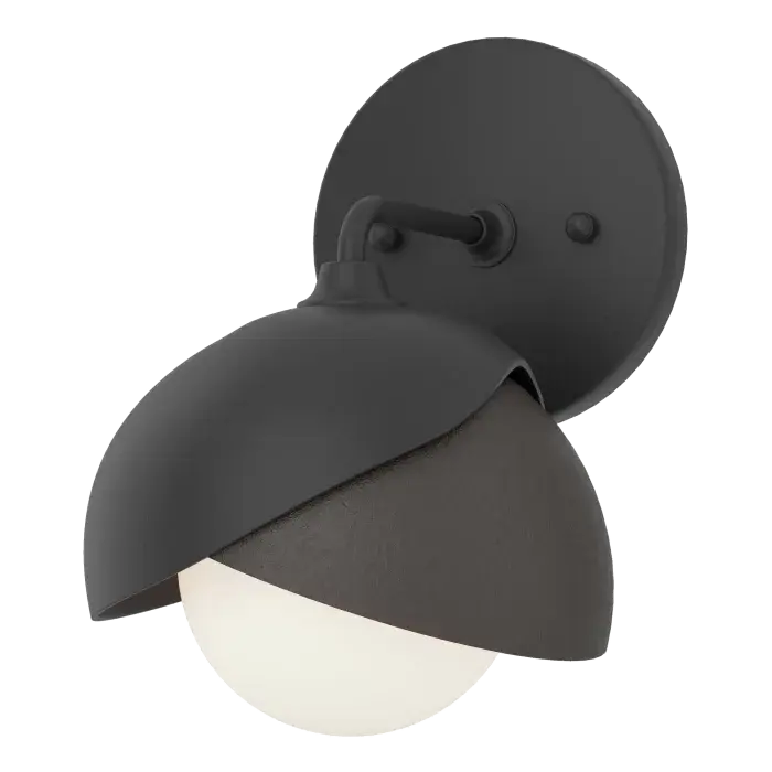 Brooklyn 1-Light Double Shade Bath Sconce