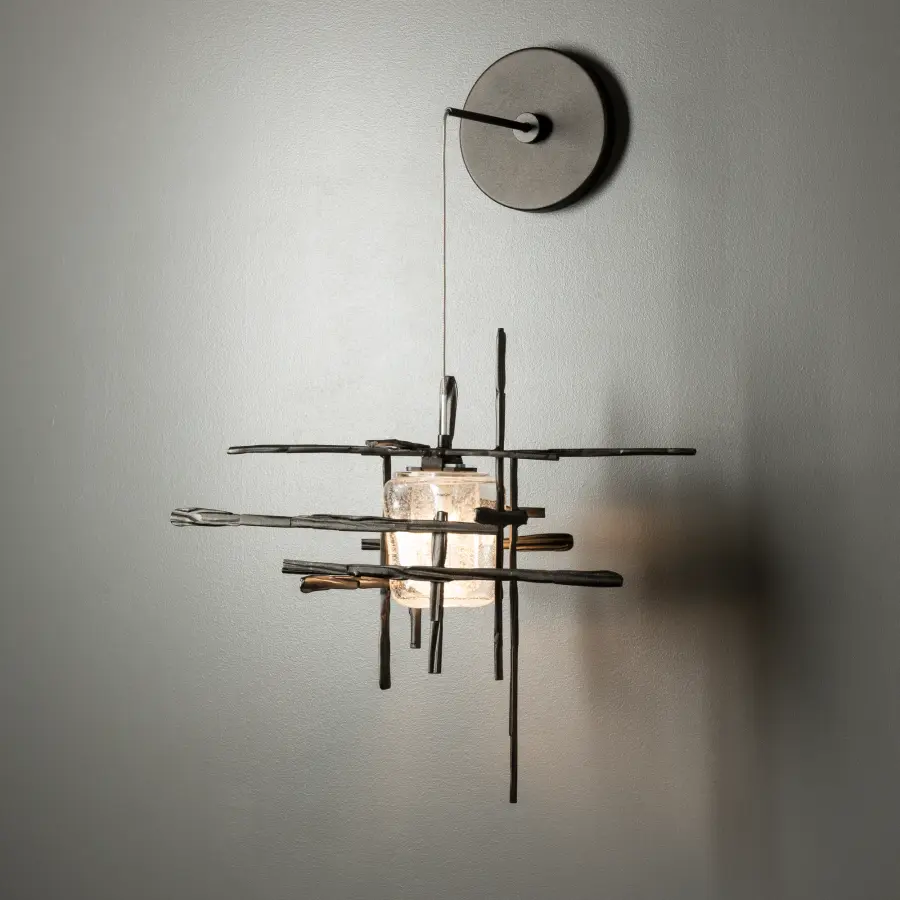 Tura Seeded Glass Sconce - Image 1