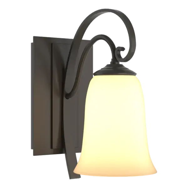 With hand-forged steel adding a handsome embellishment to the gentle curve of pipe and glass, our reversible Scroll Sconce adds class to any space. Handcrafted at our forge here in Vermont, each piece is unique.