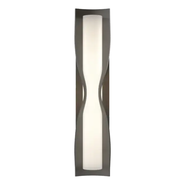 The stark, pure look of a desert landscape provides the inspiration for our Large Dune Sconce. The undulating wave of steel is reminiscent of sand dunes - or so we're told by those ranging far beyond the Green Mountain state.