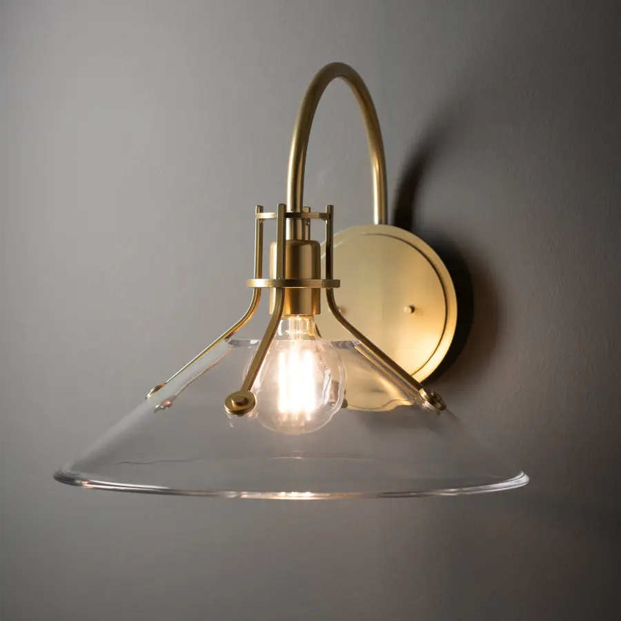 Henry Large Glass Shade Sconce - Image 6