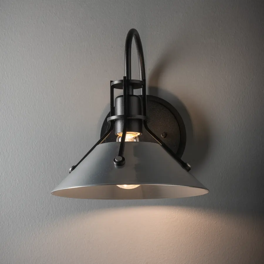 Henry Small Metal Shade Sconce - Image 2
