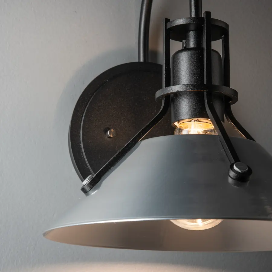 Henry Small Metal Shade Sconce - Image 3