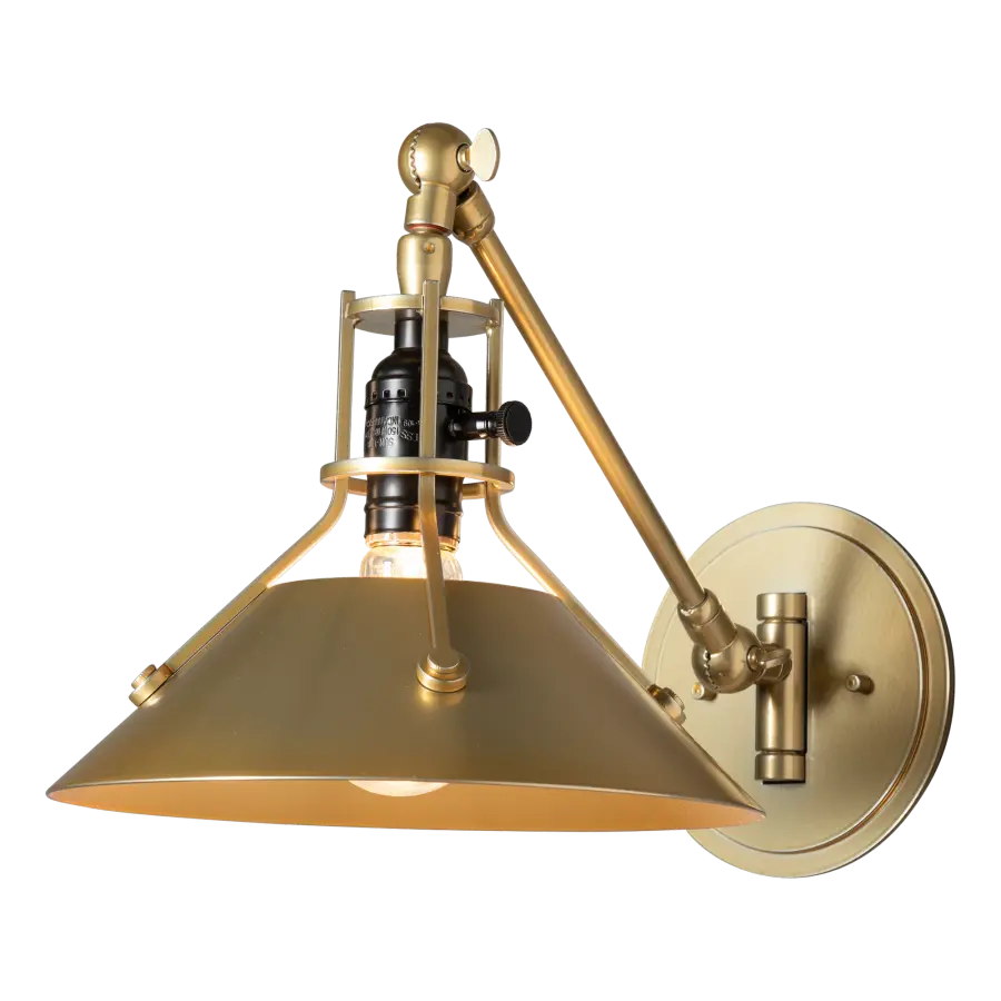 Henry Swing Arm Metal Shade Sconce - Image 1
