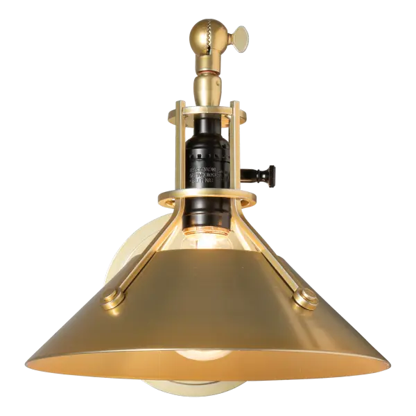 Our Henry Swing Arm Sconce w/Metal Shade delivers a strong industrial vibe. Not only does it feature a horizontal swing arm, but it also articulates vertically for directional lighting for interior spaces. - alternate view