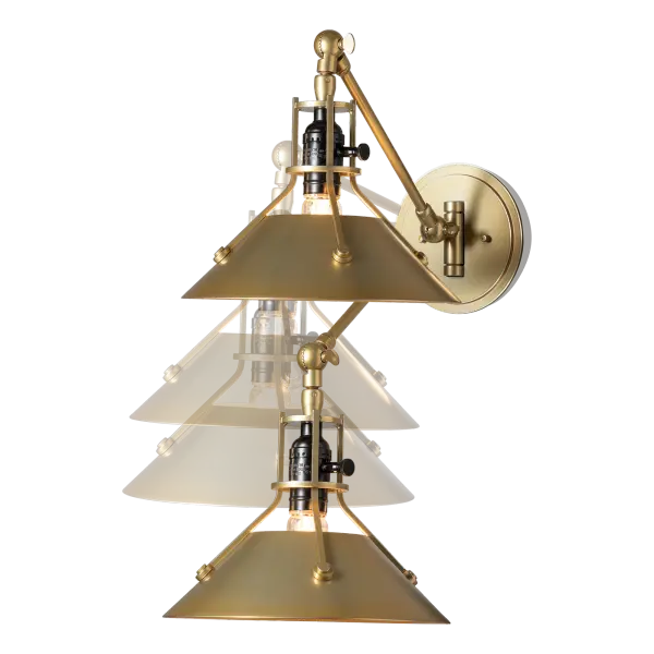 Henry Swing Arm Metal Shade Sconce - Image 4