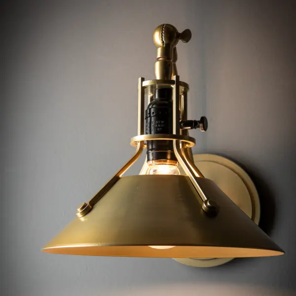 Henry Swing Arm Metal Shade Sconce - Image 6