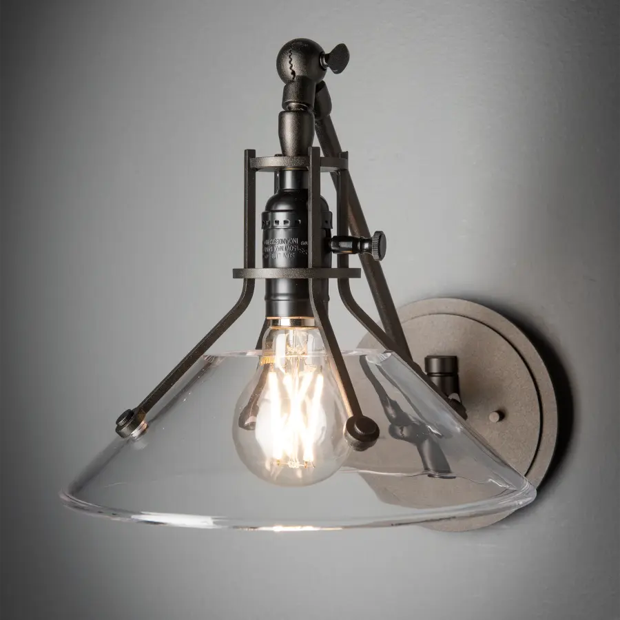 Henry Swing Arm Glass Shade Sconce - Image 5