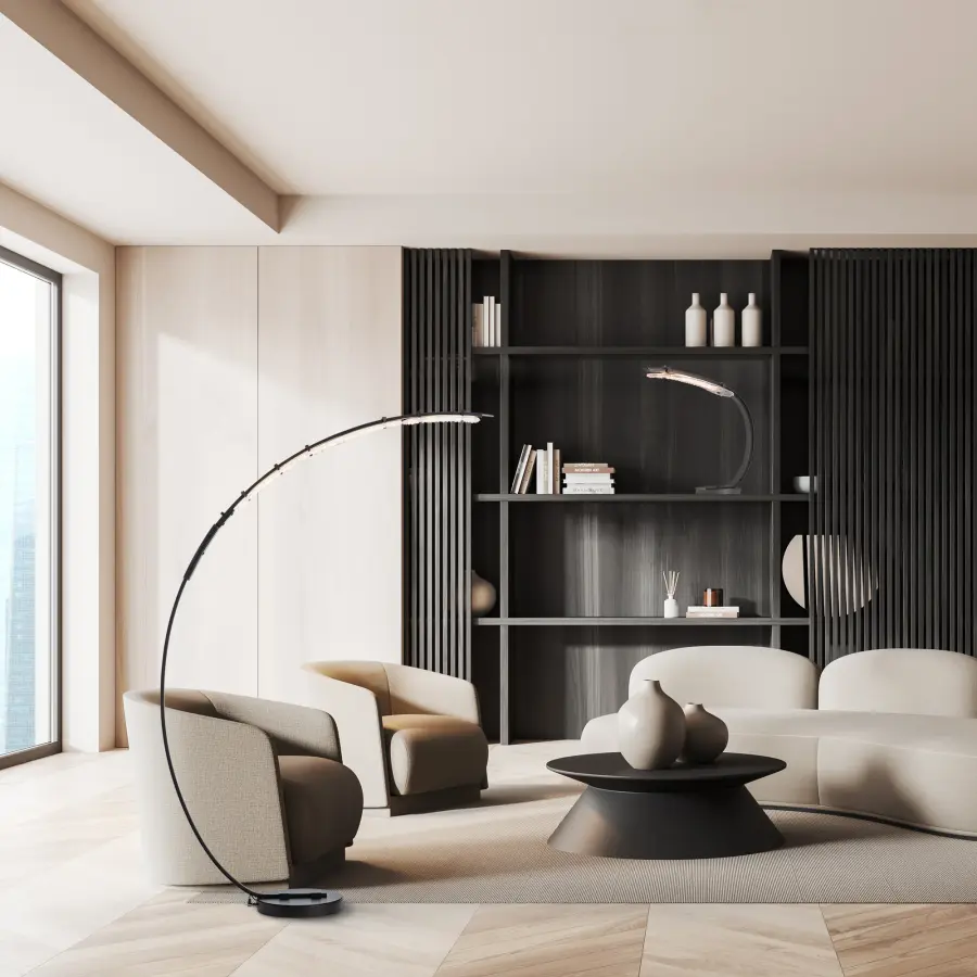 Glissade LED Arc Floor Lamp - Image 9