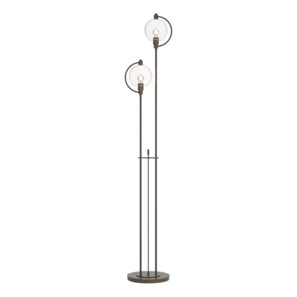 Back in 2006, Pluto was demoted from a planet to a dwarf planet. Our design team disagreed with that decision and our Pluto Floor Lamp with its two glass orbs is the physical representation of their support of the "ninth planet" and its moon Charon.