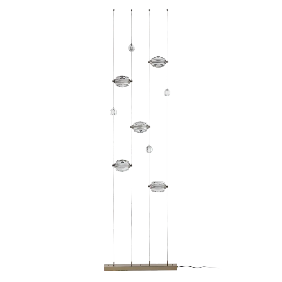 Gatsby 5-Light Floor to Ceiling Plug-In LED Lamp - Image 3