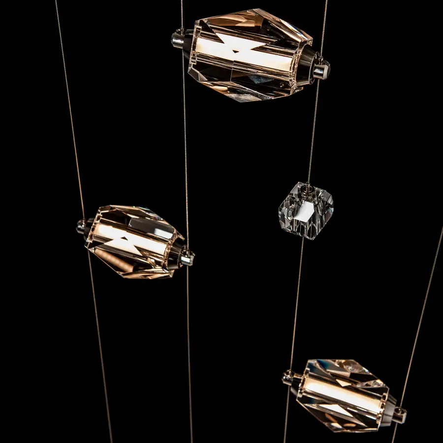 Gatsby 5-Light Floor to Ceiling Plug-In LED Lamp - Image 4