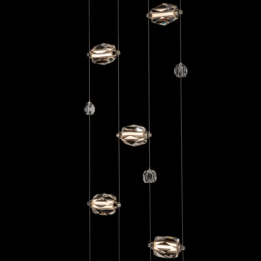 Gatsby 5-Light Floor to Ceiling Plug-In LED Lamp - Image 5