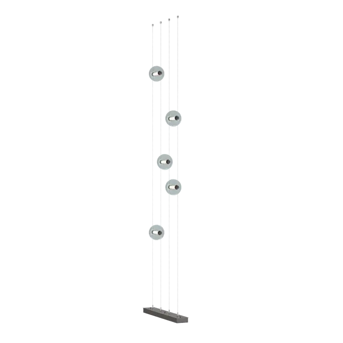 Abacus 5-Light Floor to Ceiling Plug-In LED Lamp