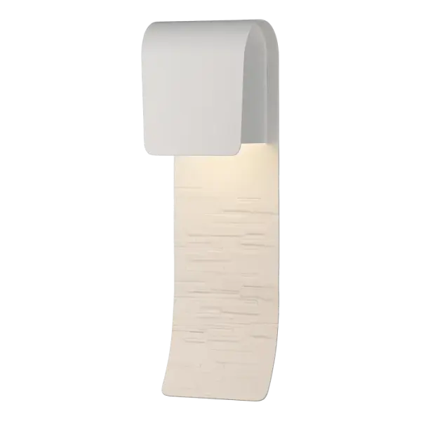 This Dark Sky Friendly outdoor sconce, with its downward wash of light and horizontal patterned, textured backplate, “helps to accent a home or building’s façade” according to Designer Jason Hancock. The Element Small Outdoor Sconce is made for the outdoors, yet beautiful enough to be featured indoors, as well.