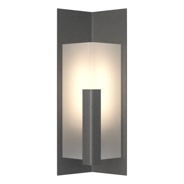 The smallest of 3 Summit Outdoor Sconces, this Small version stands at 18.7” in height. Jeweler-turned-lighting designer Ori Goldberg explains, "I used to make similar style earrings. The Summit has clean, simple lines to suit many architectural styles." A choice of opal or clear outer glass encases an inner frosted diffuser. Offered with any of our AAMA 2604-rated Coastal Outdoor Finishes.