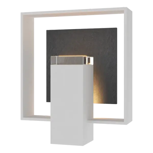 Shadow Box Medium w/Slate Outdoor Sconce