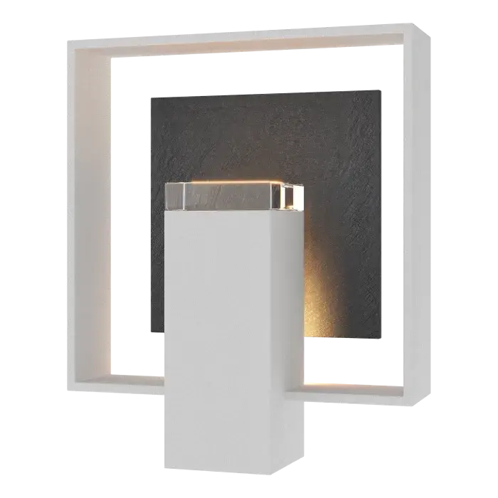 Shadow Box Medium w/Slate Outdoor Sconce