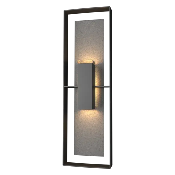 Shadow Box Tall Outdoor Sconce
