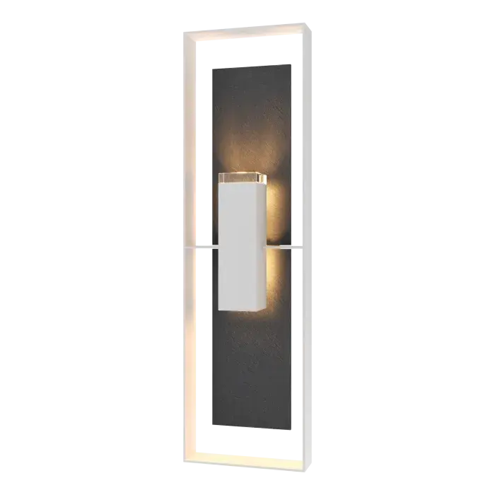 Shadow Box Extra Tall w/Slate Outdoor Sconce