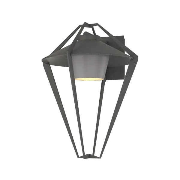 Much like its sister-sconce, this Stellar sconce is a classic lantern shape with a contemporary aesthetic featuring an open aluminum exo-structure containing the metal housing of the Stellar's lighting element. This Dark Sky Friendly version directs all light downward, protecting our skies from light pollution. Available in a choice of AAMA 2604-rated Coastal Outdoor Finishes.