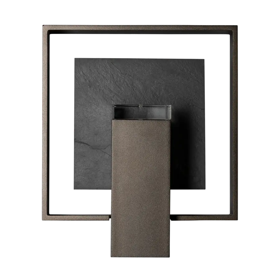 Shadow Box Small w/Slate Dark Sky Friendly Outdoor Sconce - Image 3