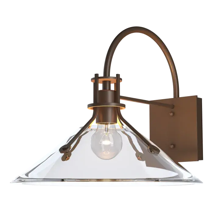 Henry Large Glass Shade Outdoor Sconce