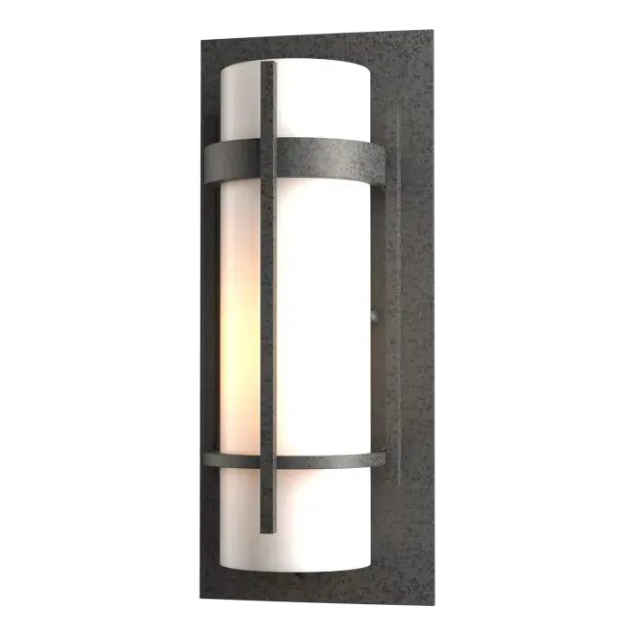 Banded Small Outdoor Sconce