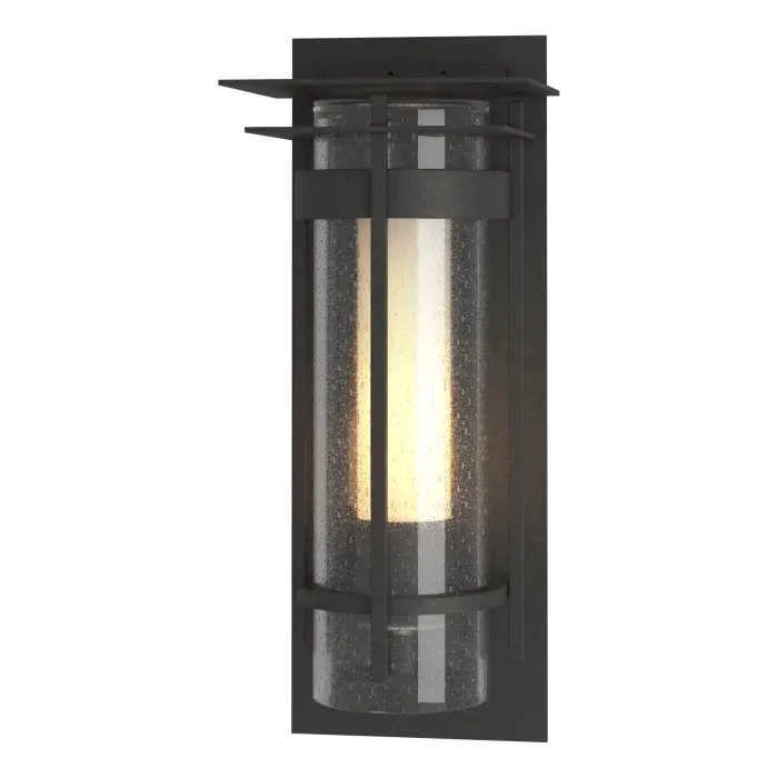 Torch Small Outdoor Sconce with Top Plate