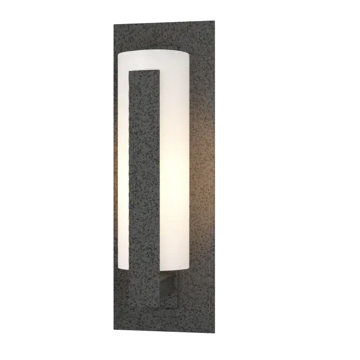 Forged Vertical Bars Small Outdoor Sconce
