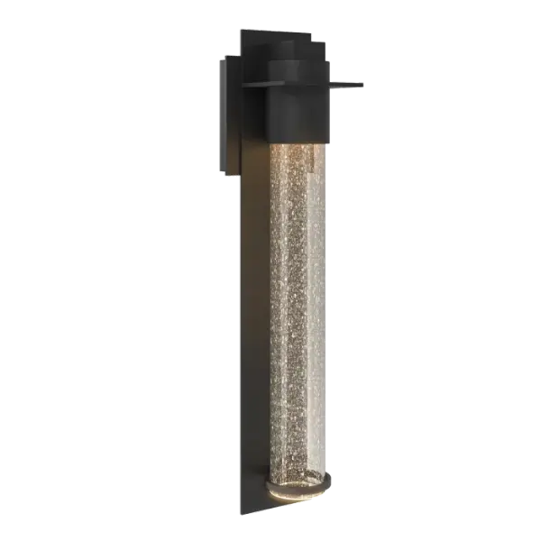 If you take a quick look, you may be convinced the Airis Outdoor Sconce is rocketing upward. There is an indisputable sense of airiness and movement to the composition and it will give a space a light, unique design element.